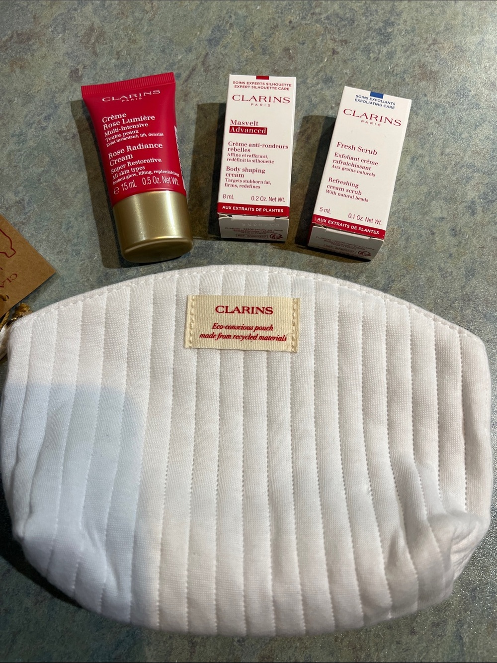 Clarins Skincare travel bundle